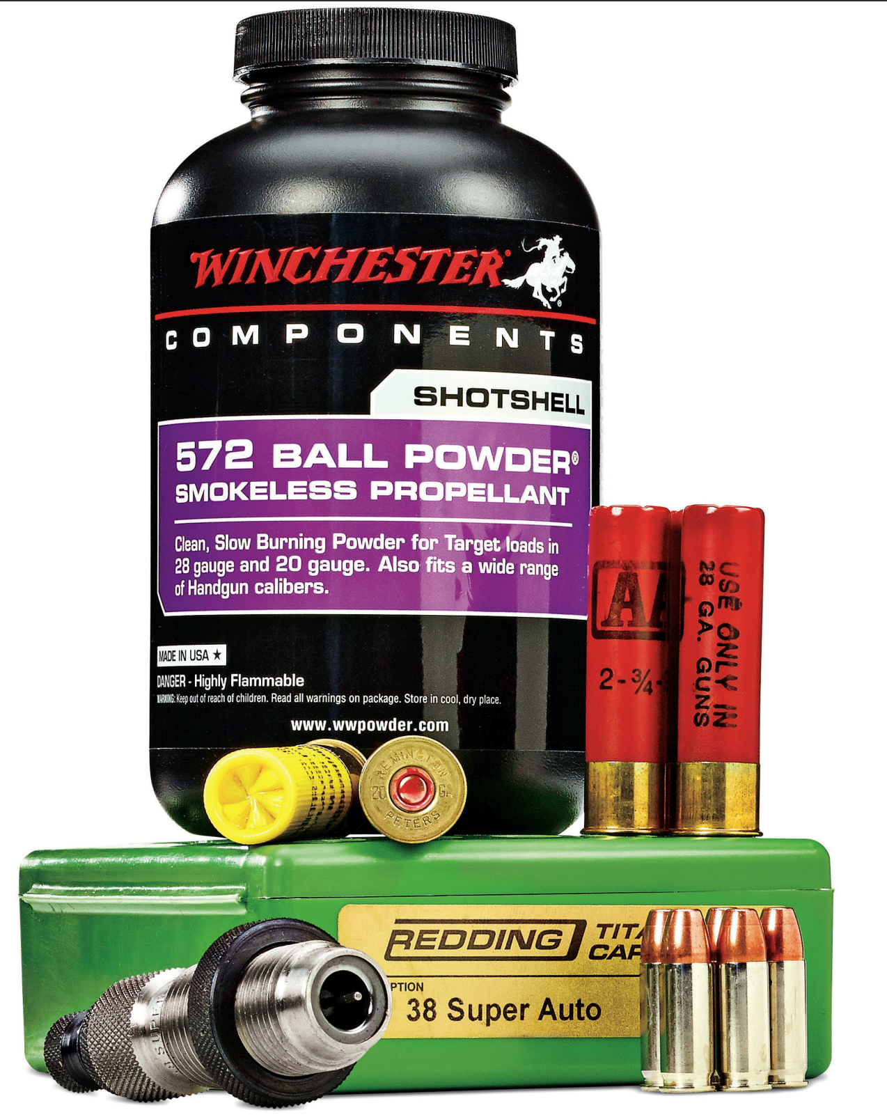 The author used 0.355- and 0.356-inch bullets of various weights and styles and Starline brass for 9mm and 38 Super handloads.
