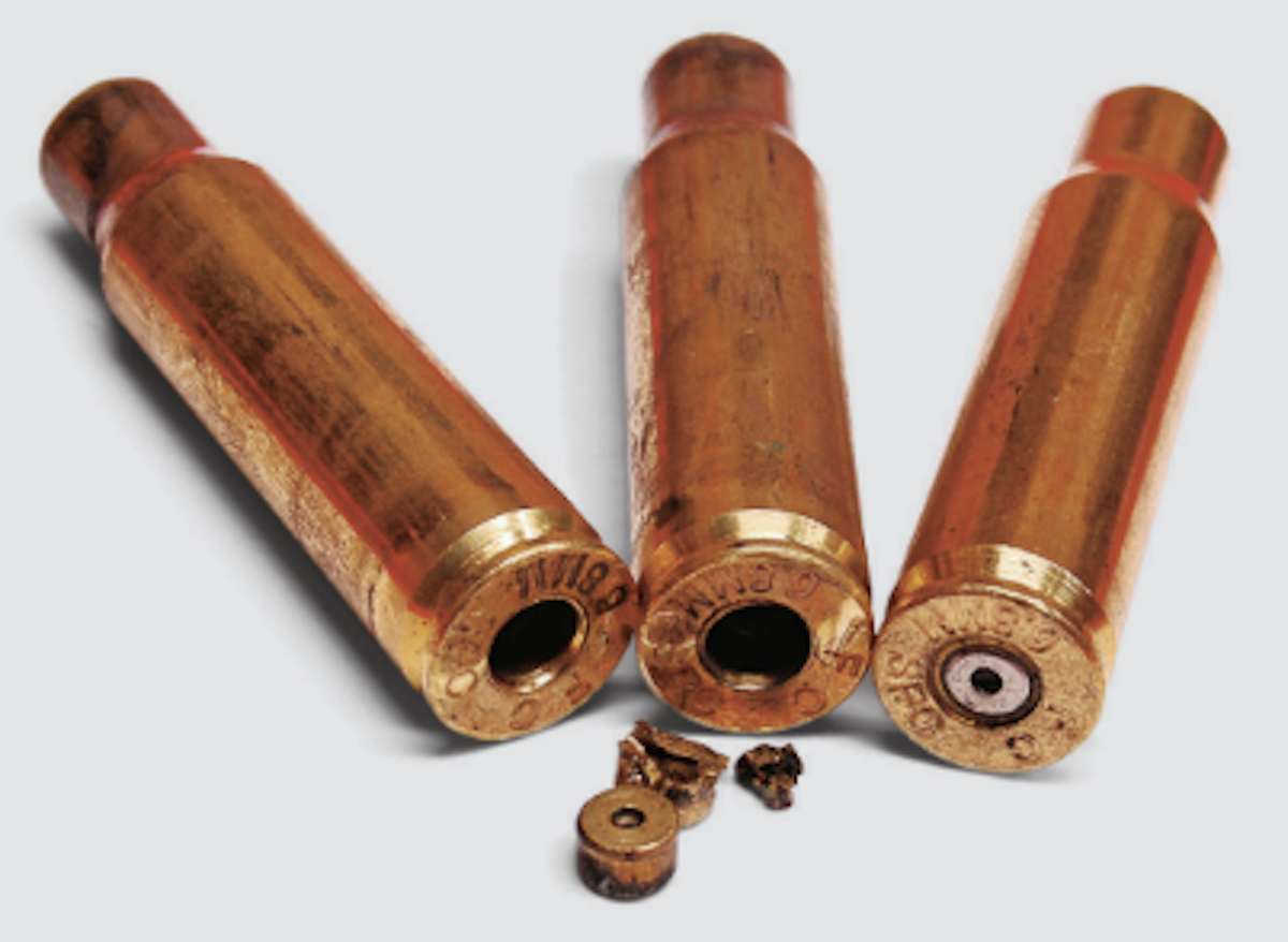 Once he had the correct gas system in his gun and the proper charge weights of CFE BLK, Lane achieved excellent accuracy with his 6.8 SPC handloads.