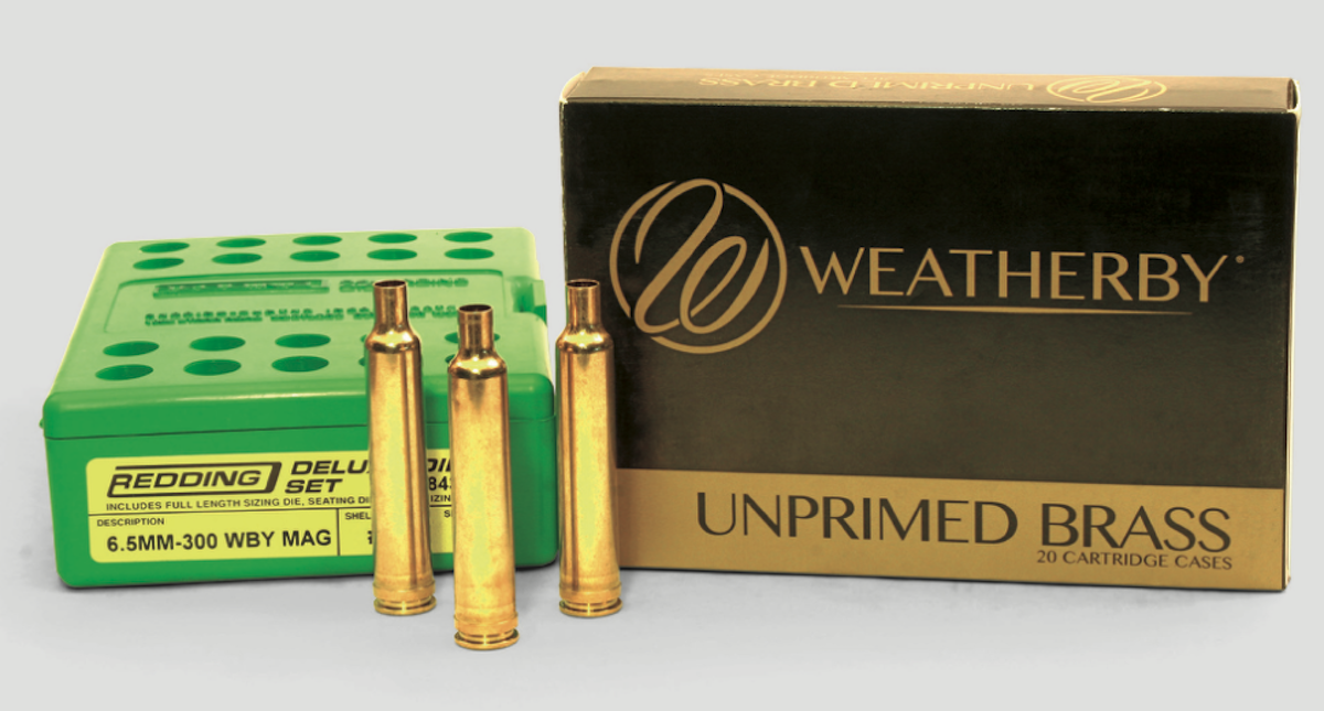 Redding dies and very uniform Weatherby brass resulted in consistent handloads and consequently consistent groups. The most accurate bullet of the tests was the Nosler 140-grain Partition, especially when paired with US869 powder.
