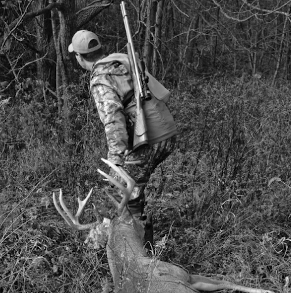 Hodgdon propellant and a Remington muzzleloader took this outstanding Illinois buck on opening day.