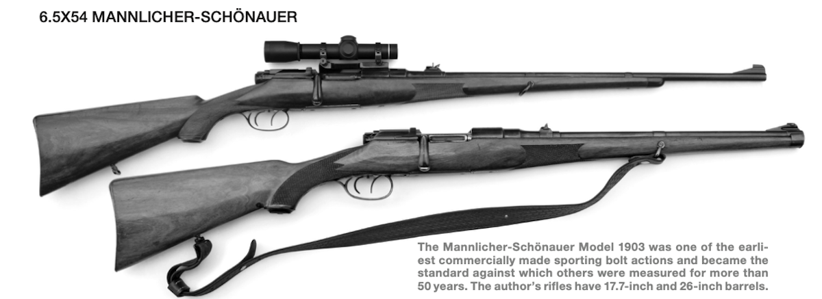6.5x54 Mannlicher-Schönauer rifles