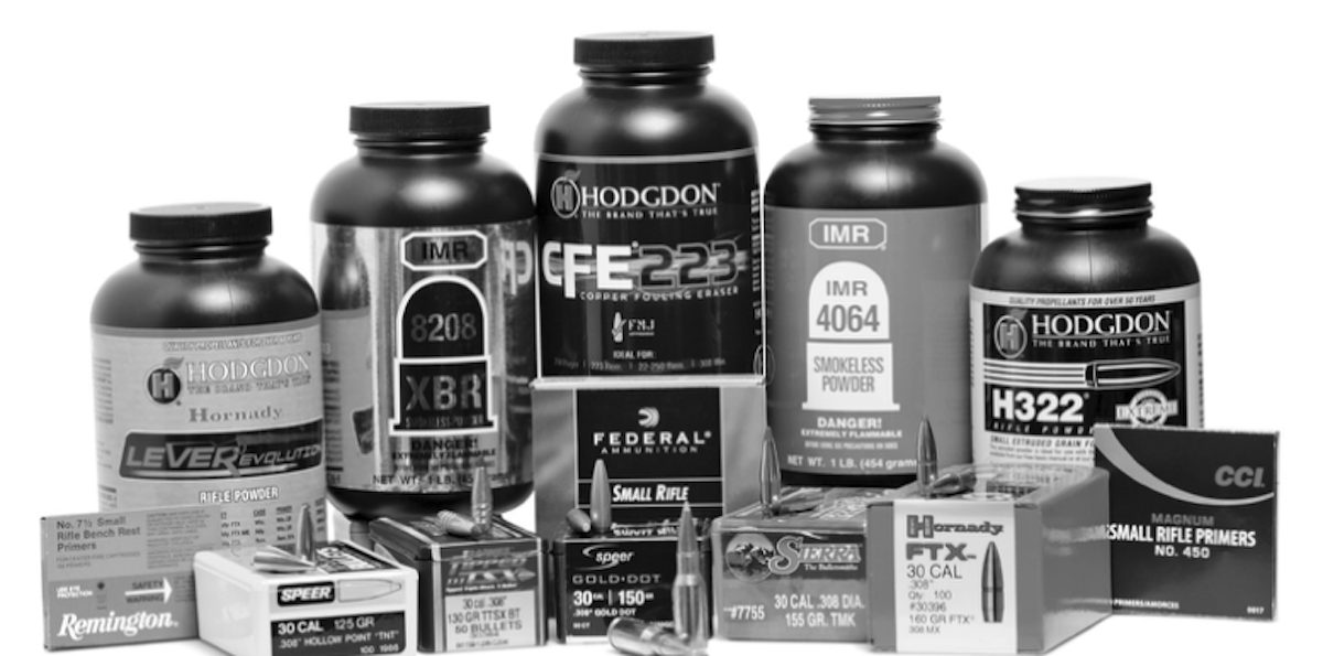 Brass may be hard to come by, but plenty of components are available for handloading the 30 Remington AR cartridge, including several excellent powders from Hodgdon and IMR.