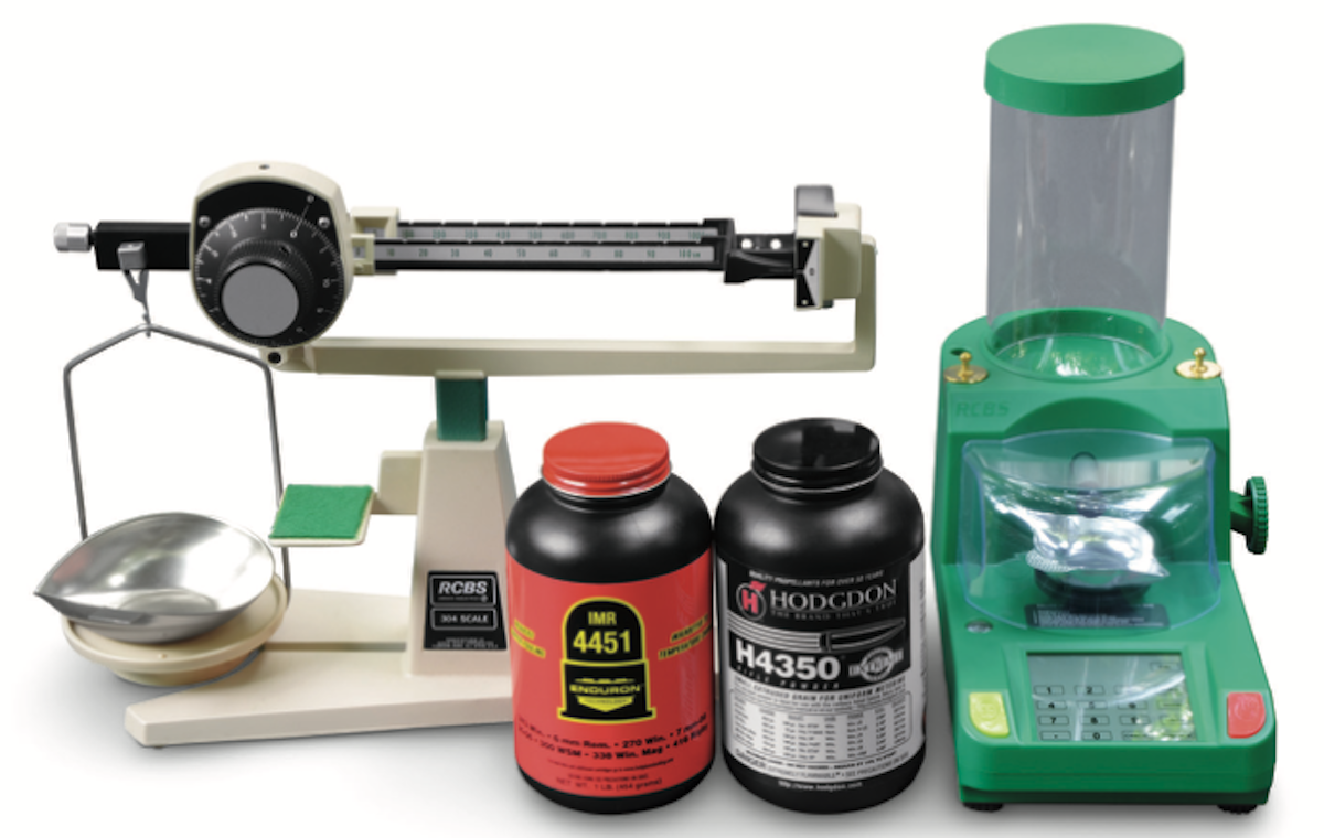Each powder charge was dispensed by an RCBS ChargeMaster Lite and then checked on a laboratory-grade 304 scale that was once made for RCBS by Ohaus.