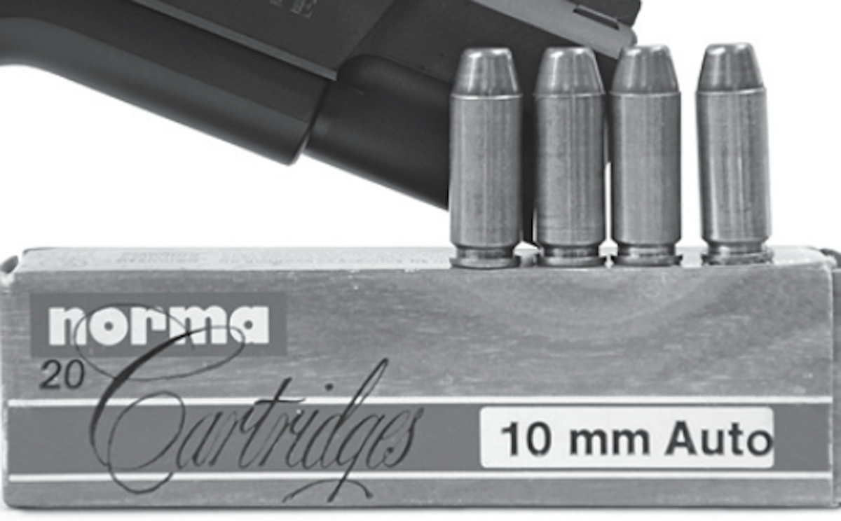 Norma developed the first 10mm Auto ammunition, and it became available in 1983.