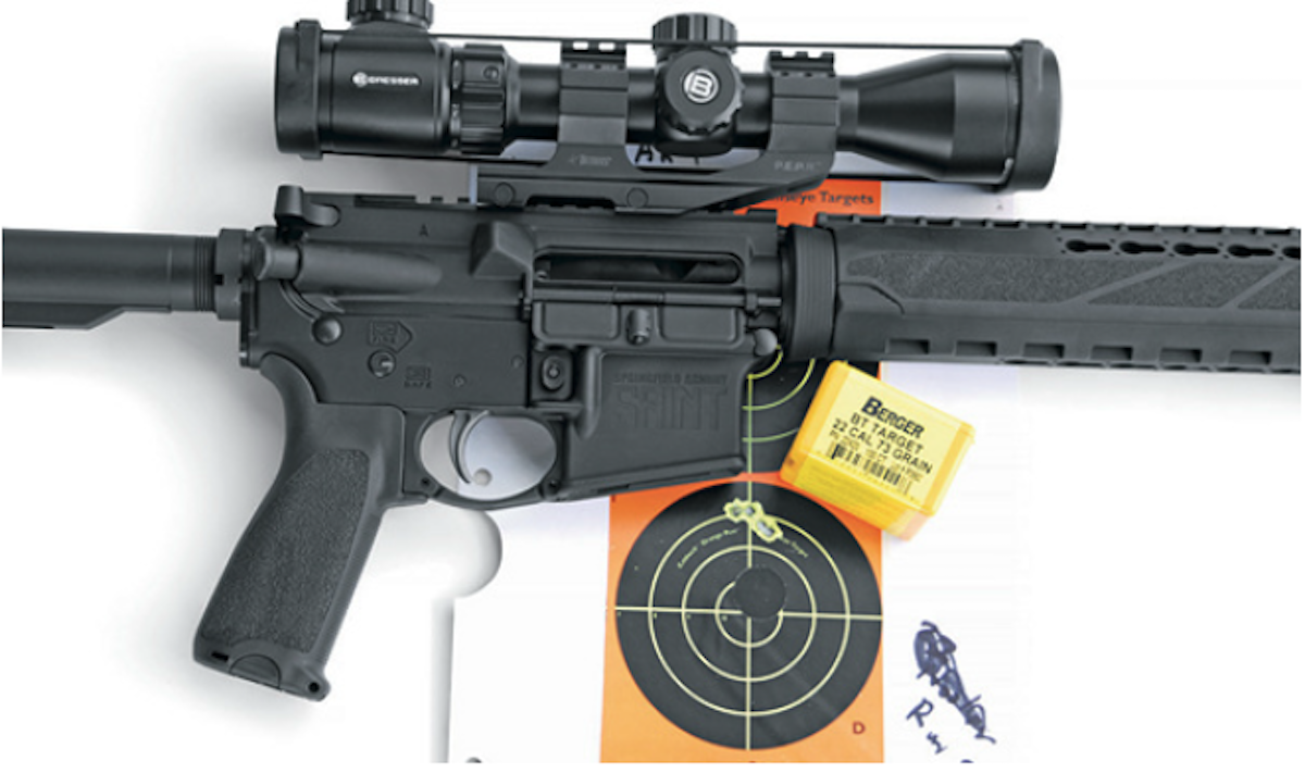 Springfield SAINT AR 223 Remington test rifle