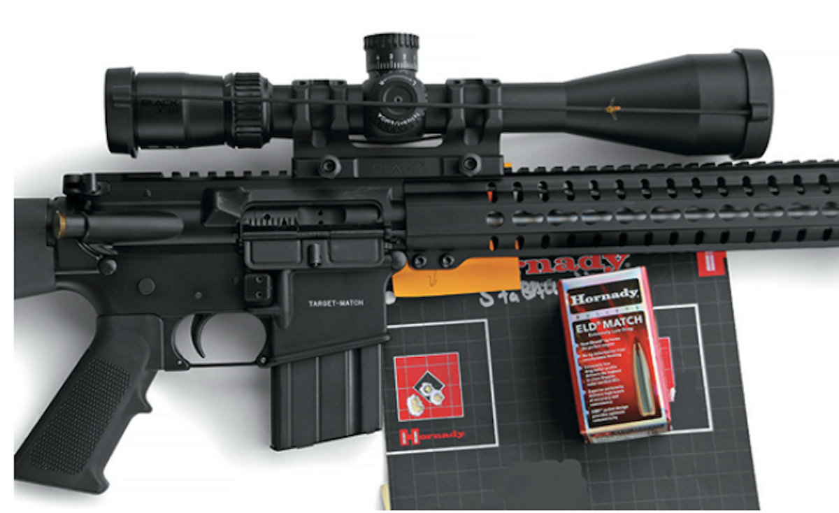 CMMG Target Match AR-15 22 Nosler test rifle