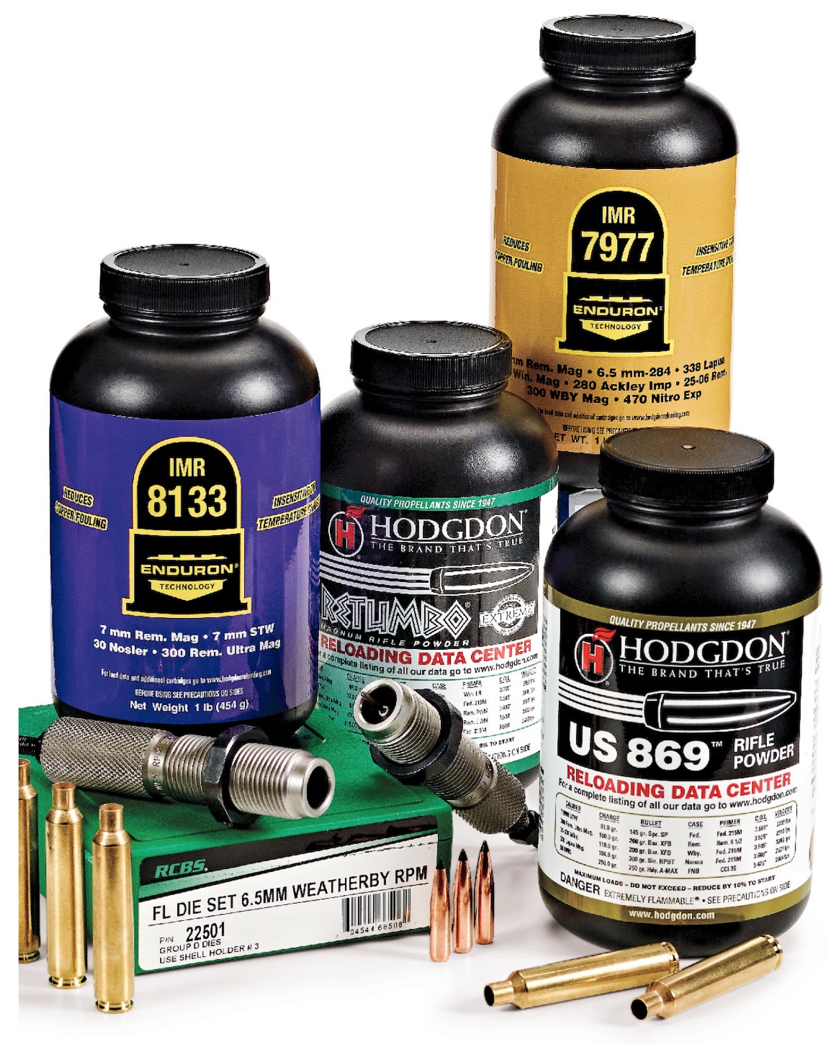 Hodgdon and IMR powders for 6.5 Weatherby RPM