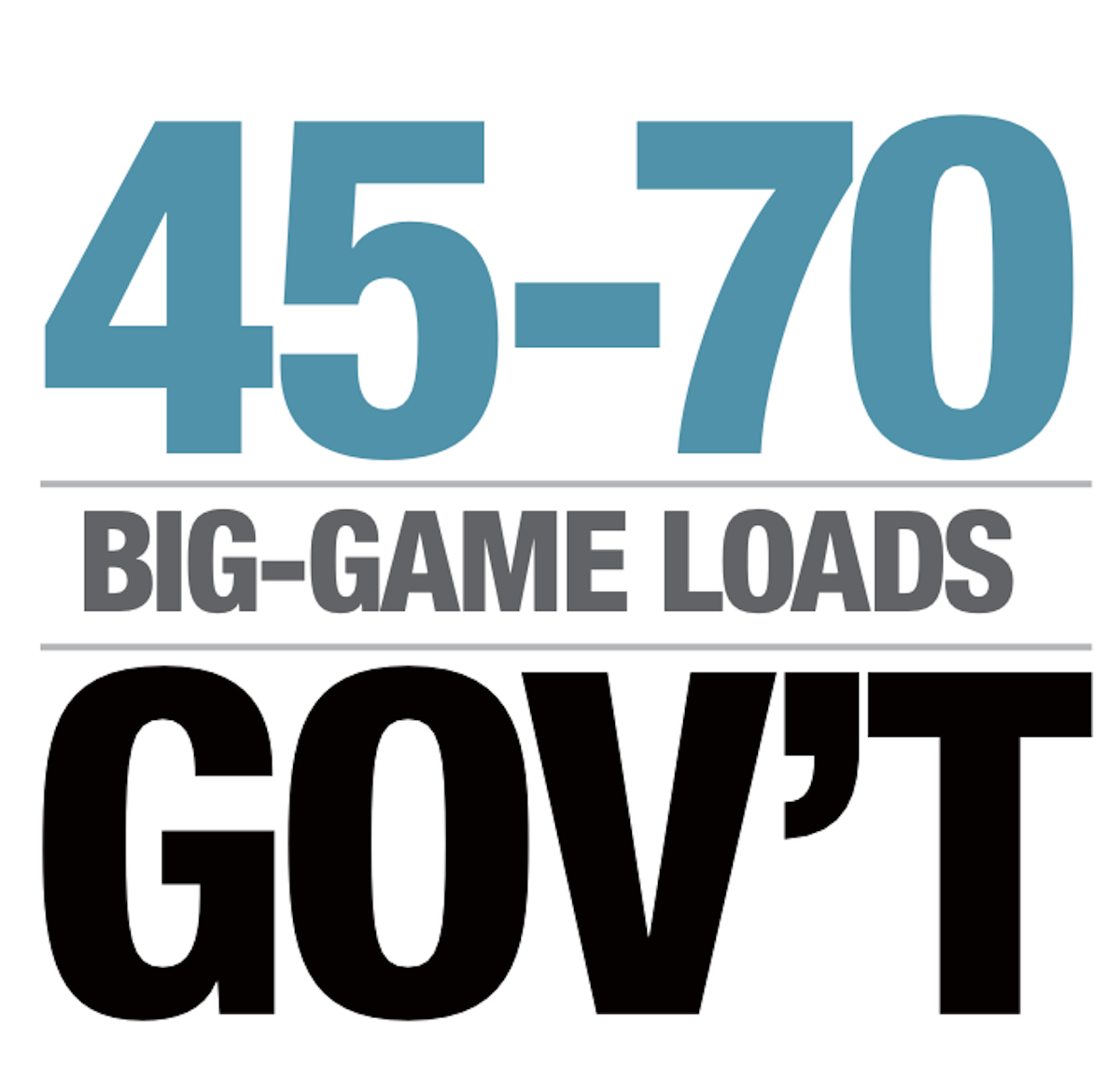 45-70 Gov't Big-Game Loads