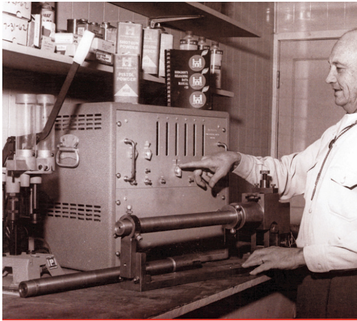 Hodgdon pressure testing equipment and chronographs