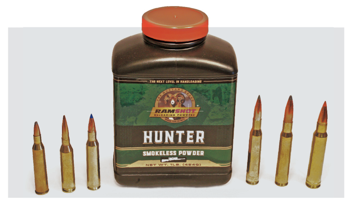 Ramshot Hunter with cartridges from 220 Swift to 338 Winchester Magnum