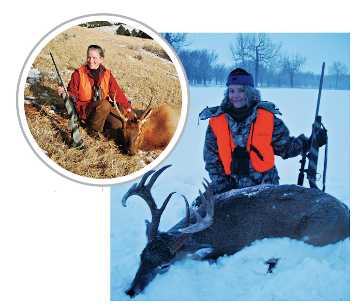 Eileen field tests with Hunter in Montana