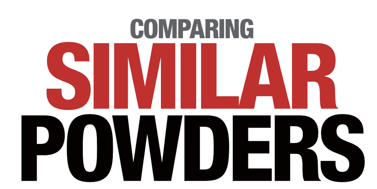 Comparing Similar Powders