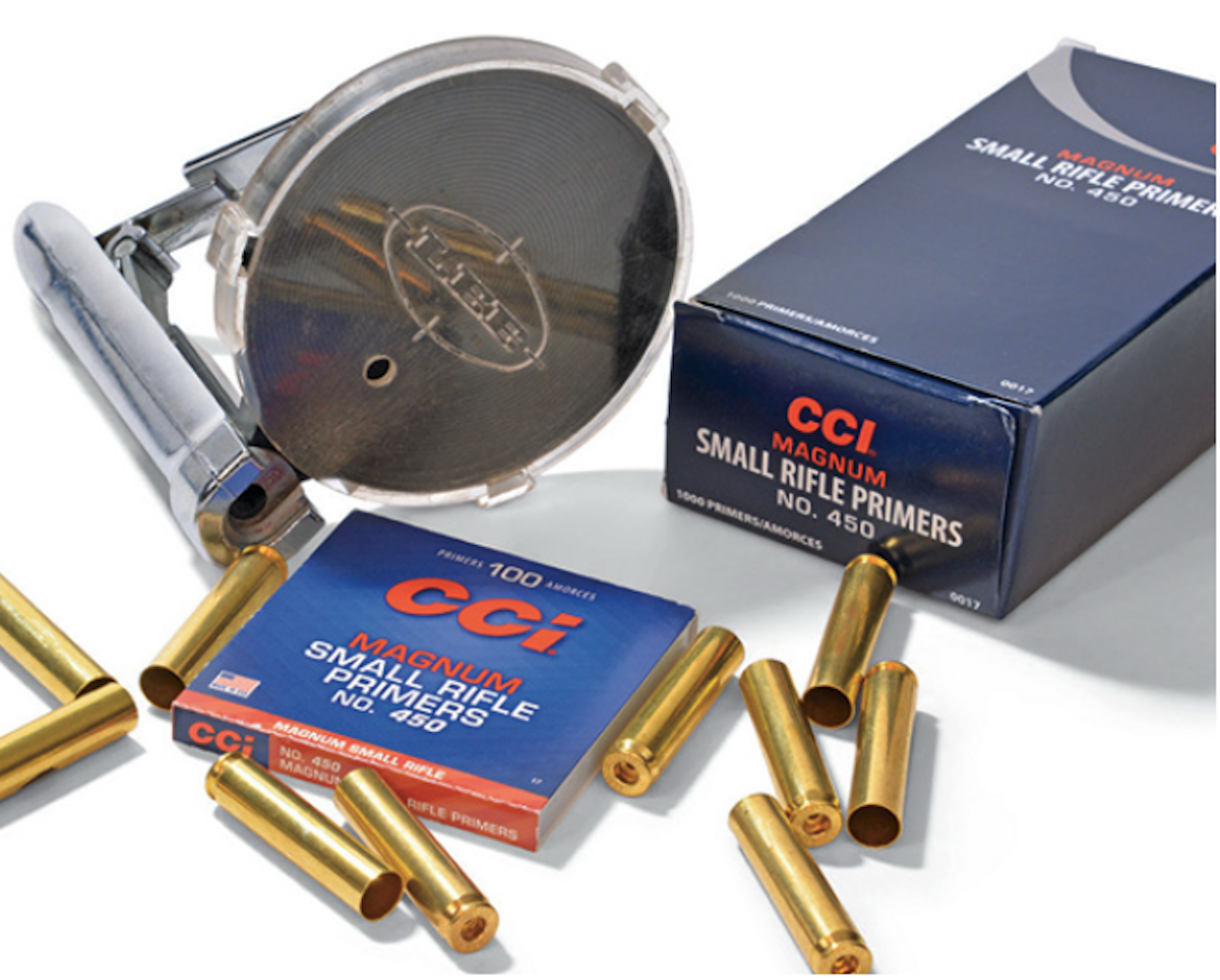 350 Legend Magnum primers and priming tool