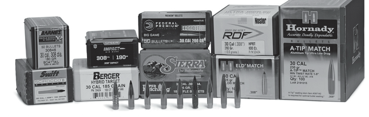 Heavy-for-caliber 300 PRC bullets